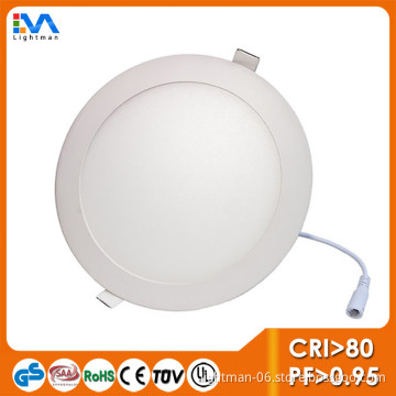 90mm small round led panel light with CE RoHS 3 years warranty
